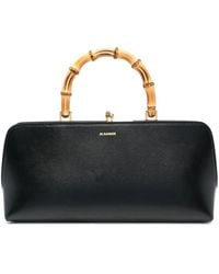 Jil Sander - Goji Tas Met Bamboe Handgreep - Lyst