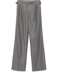 Tom Ford - Broek Met Geplooide Voorkant En Riemlussen - Lyst