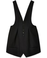 Noir Kei Ninomiya - Mini-jurk Met V-hals - Lyst