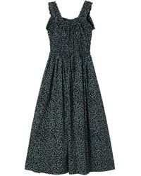 B+ AB - Floral-Print Shirred Dress - Lyst