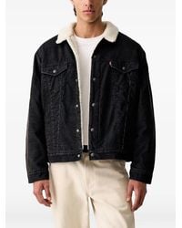 Levi's - Type Iii Corduroy Shearling-Collar Trucker Jacket - Lyst