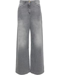 Elisabetta Franchi - Weite High-Rise-Jeans - Lyst