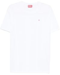 DIESEL - Embroidered-Logo T-Shirt - Lyst