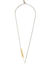 Jacquemus Corn Necklace - Metallic