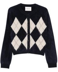 Soft Goat - Argyle Cashmere Cardigan - Lyst