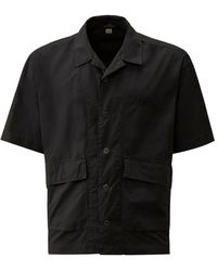 C.P. Company - Popeline Boxy Short-Sleeve Shirt - Lyst