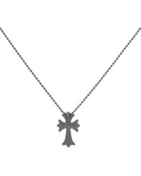 Chrome Hearts - Silichrome Cross Halskette - Lyst