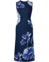 Erdem - Abito Midi Smanicato - Lyst