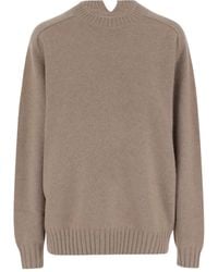 Carven - Pull En Cachemire À Col Rond - Lyst