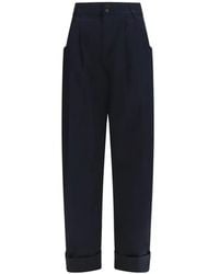 Jacob Cohen - Barrel Mid Waist Broek - Lyst