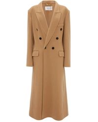 Victoria Beckham - Abrigo de lana con doble botonadura - Lyst