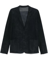Salvatore Santoro - Blazer En Daim - Lyst
