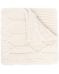 Jil Sander - Cable-Knit Wool Scarf - Lyst
