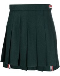 Thom Browne - Minirock Mit Falten - Lyst