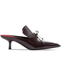 Burberry - Storm 50mm Leather Mules - Lyst