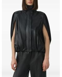 Jonathan Simkhai - Jada Leather Cape Jacket - Lyst