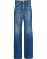 Victoria Beckham - Faded-effect Jeans - Lyst
