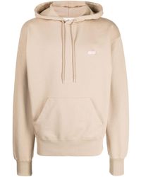 Soulland - Embroidered Logo Long-sleeve Hoodie - Lyst