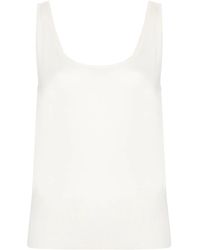 Eleventy - Ribgebreide Tanktop - Lyst