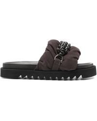 Toga Virilis - Chain-Detail Padded Sandals - Lyst