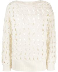 Calvin Klein Jersey de punto grueso con detalle de aberturas - Multicolor