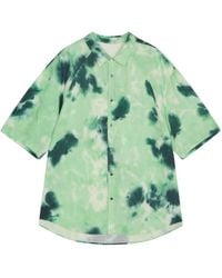 CROQUIS - Short Sleeve Tie-Dye Shirt - Lyst