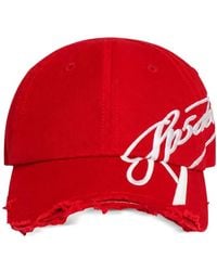 Sp5der - Casquette Cursive À Logo Et Effet Usé - Lyst