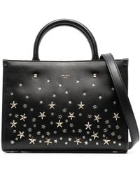 Jimmy Choo - Small Avenue Studded Leather Tote Bag - Lyst