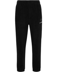 Philipp Plein - Logo-Embroidered Fleece Track Pants - Lyst