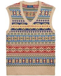 Polo Ralph Lauren - Fair Isle V-Neck Vest - Lyst
