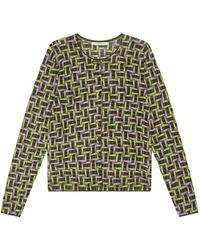 Maliparmi - Patterned Cardigan - Lyst