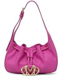 Love Moschino - Drawstring Logo-Plaque Shoulder Bag - Lyst