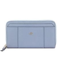 Piquadro - Zip-Around Leather Wallet - Lyst
