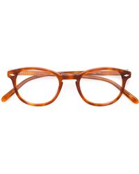 Lesca - Round Frame Glasses - Lyst