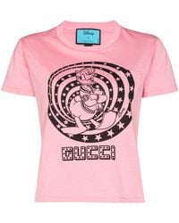 Gucci - Camiseta con motivo de El Pato Donald - Lyst