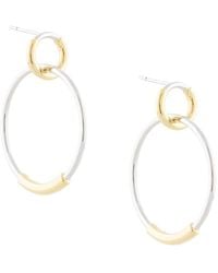 Eshvi - Double-Hoop Earrings - Lyst