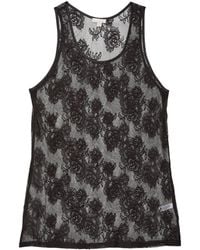 Fleur du Mal - Bouquet Lace Tank Top - Lyst
