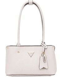 Guess - Meridian Tote Bag mit Logo-Anhänger - Lyst