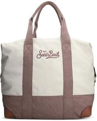 MC2 Saint Barth - Logo-Embroidered Canvas Tote Bag - Lyst