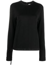 Jil Sander - Zip-Up Extra-Long Sleeve Sweatshirt - Lyst