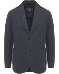Circolo 1901 - Single-breasted Patch-pockets Blazer - Lyst