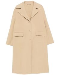 Ermanno Scervino - Single-Breasted Flap-Pocket Coat - Lyst