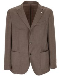 L.B.M. 1911 - Herringbone-Weave Blazer - Lyst