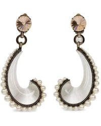 Etro - Paisley Pearl Earrings - Lyst