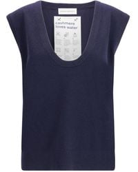 Extreme Cashmere - Scoop-Neck Cashmere Tank Top - Lyst