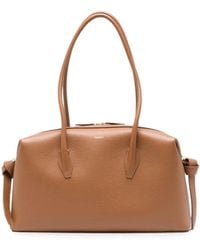 Yuzefi - Brioche Duffle Grained-Leather Shoulder Bag - Lyst