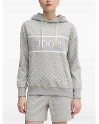 Joop! - Cornflower Logo-Detail Hoodie - Lyst