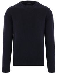 Roberto Collina - Merino Wool Crew-Neck Sweater - Lyst