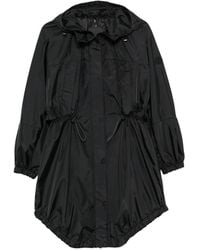 Moncler - Kapuzenjacke Mit Kordelzug - Lyst
