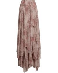 Ralph Lauren - Jupe Évasée À Fleurs - Lyst